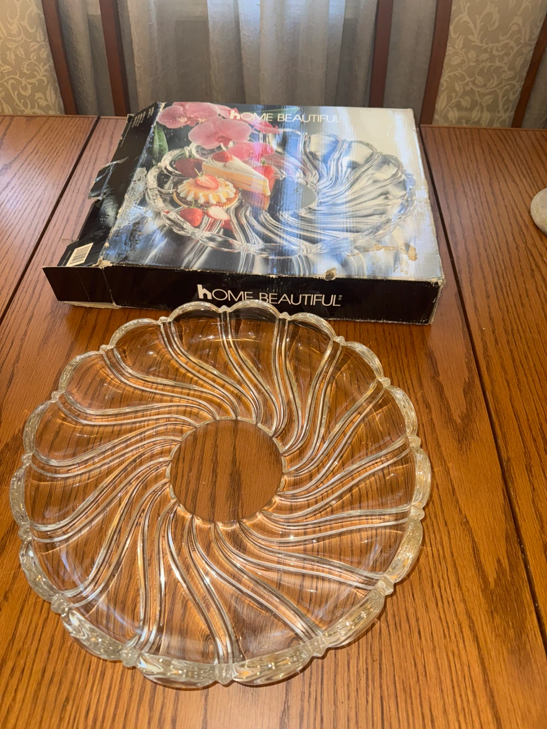 Crystal Serving Platter