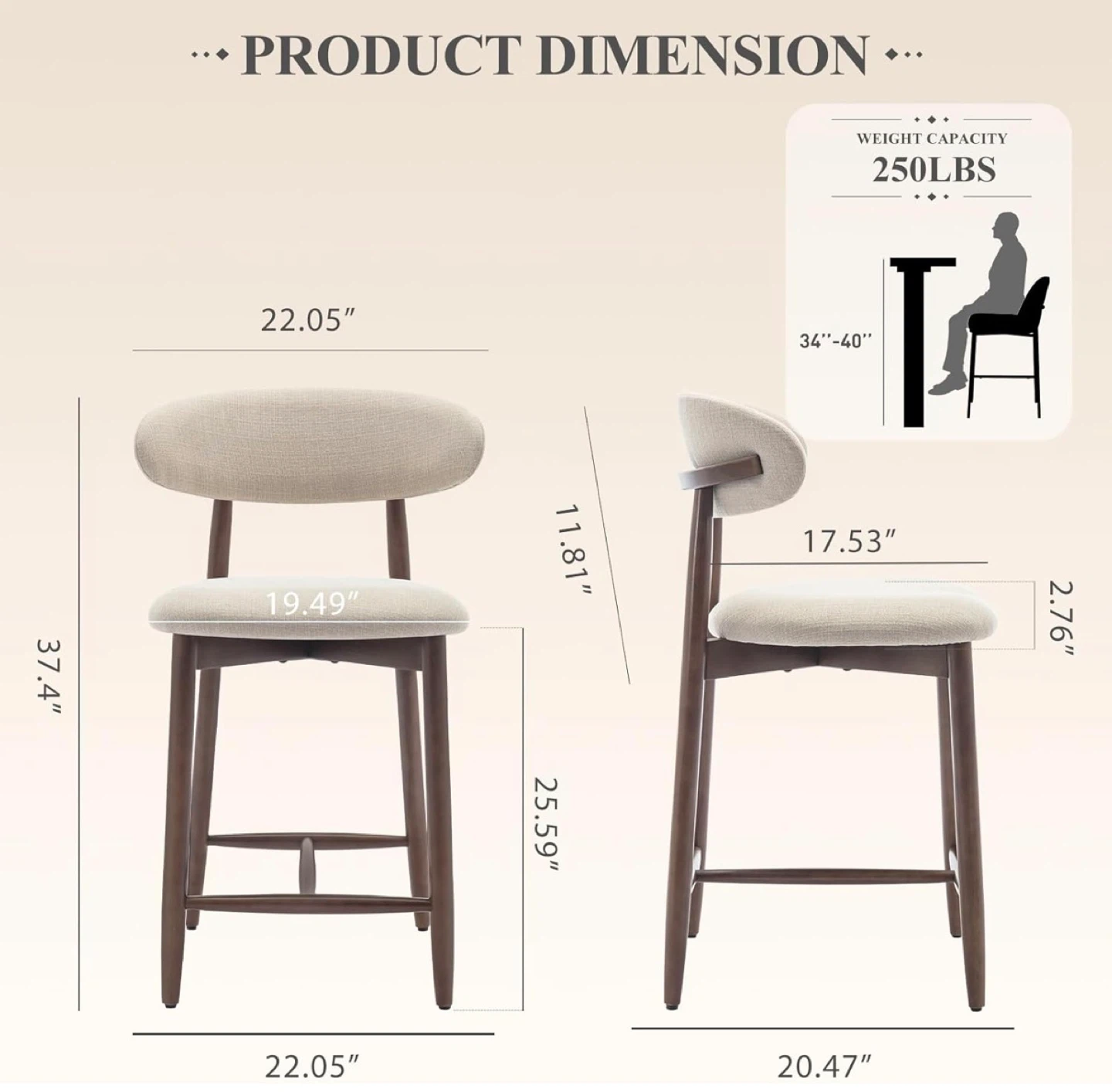 Counter Height Dining Room Set - photo 3