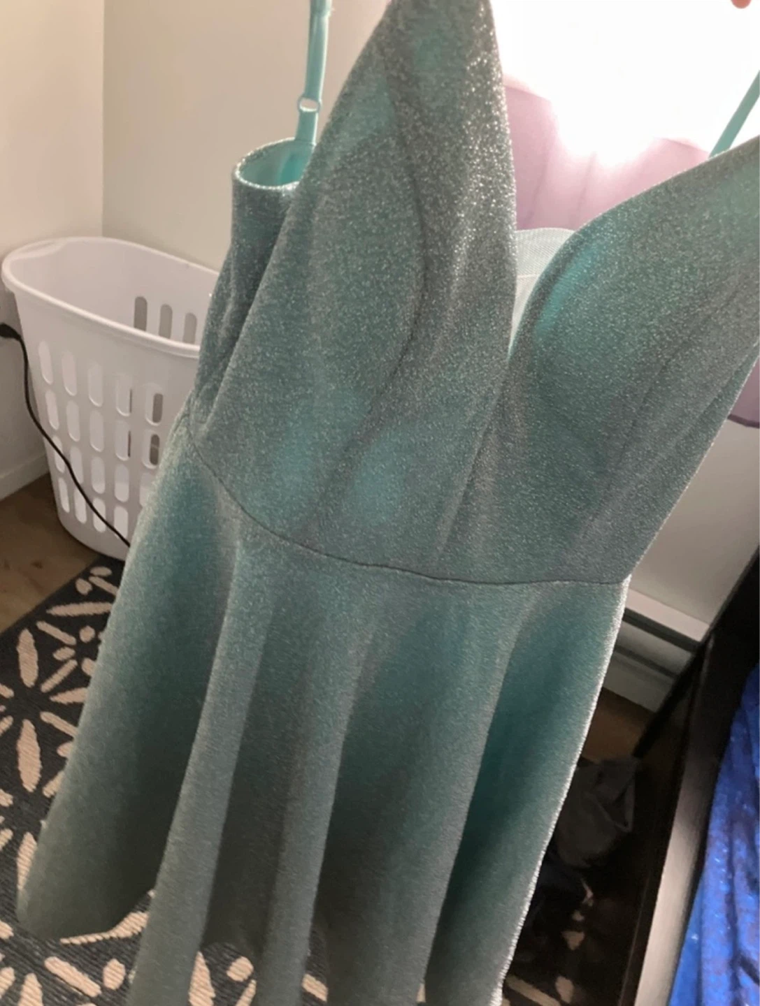 Sparkly Teal Dress