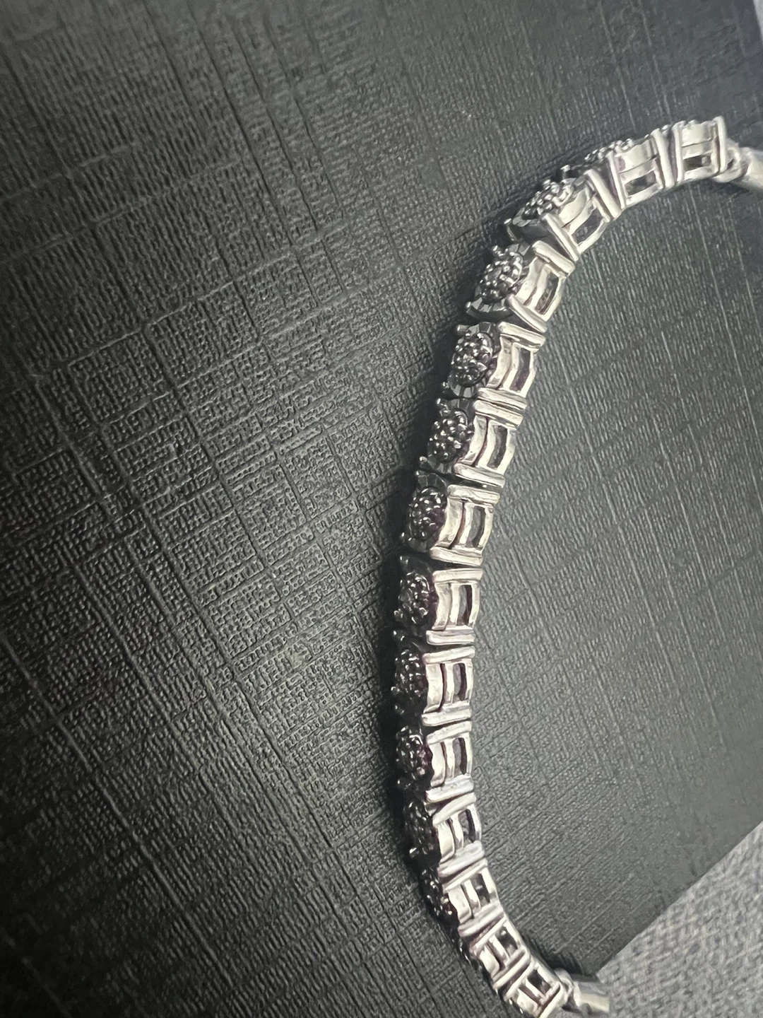 925 silver and diamonds Tennis Bracelet