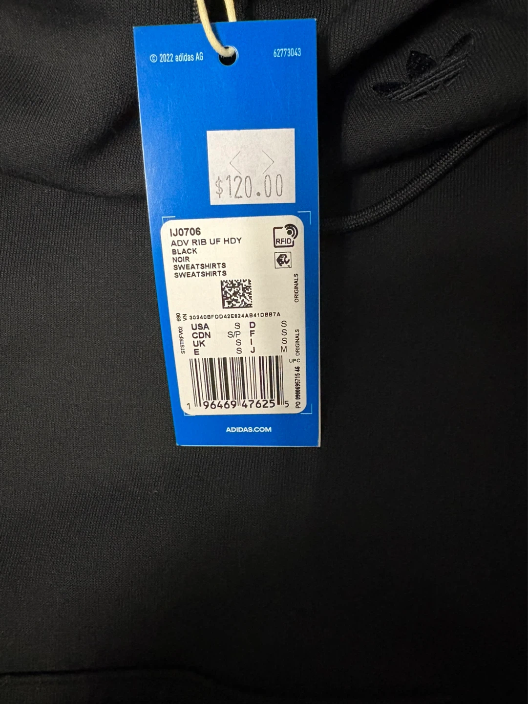 Black Adidas Hoodie - photo 2