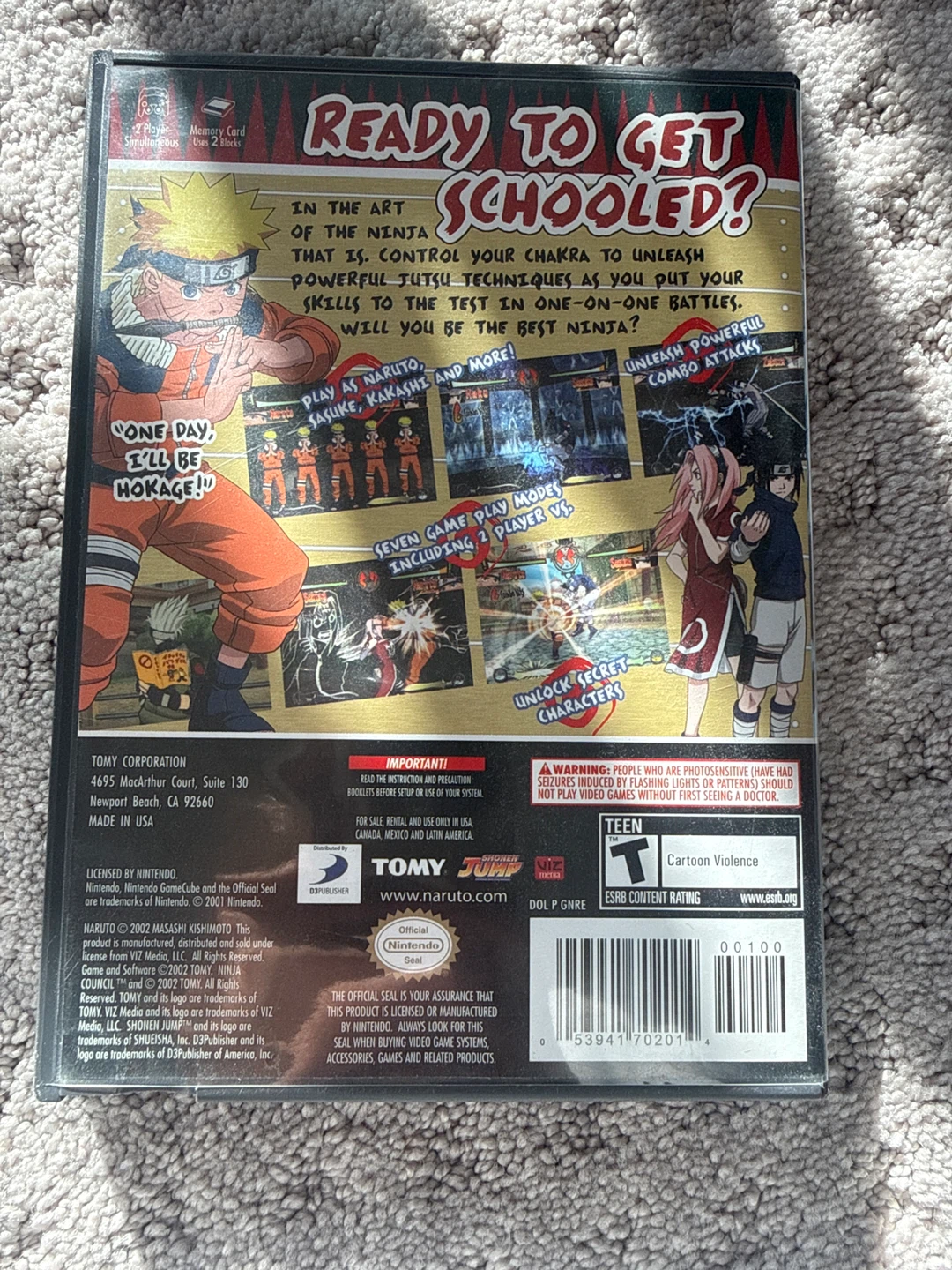 Naruto clash of ninja game on GameCube - photo 2