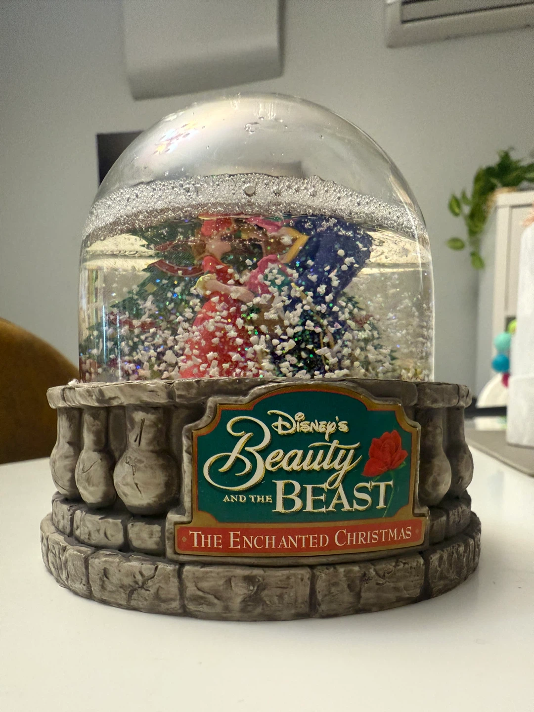 Disney's Beauty and the Beast The Enchanted Christmas Snow Globe