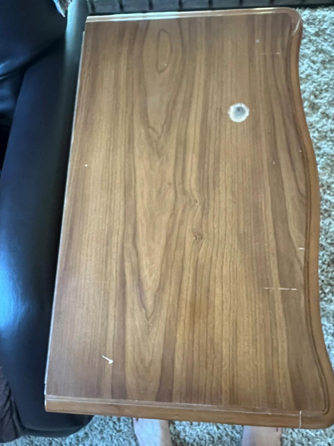 Wooden Nightstand with 2 Drawers - photo 3