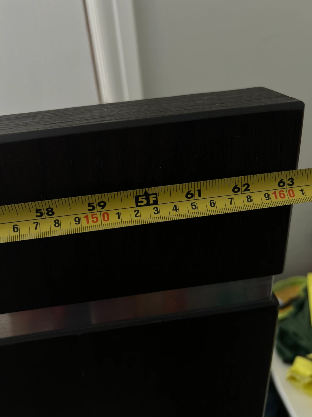 Queen Size Dark Wood Bed Frame – Modern Platform Style - photo 2