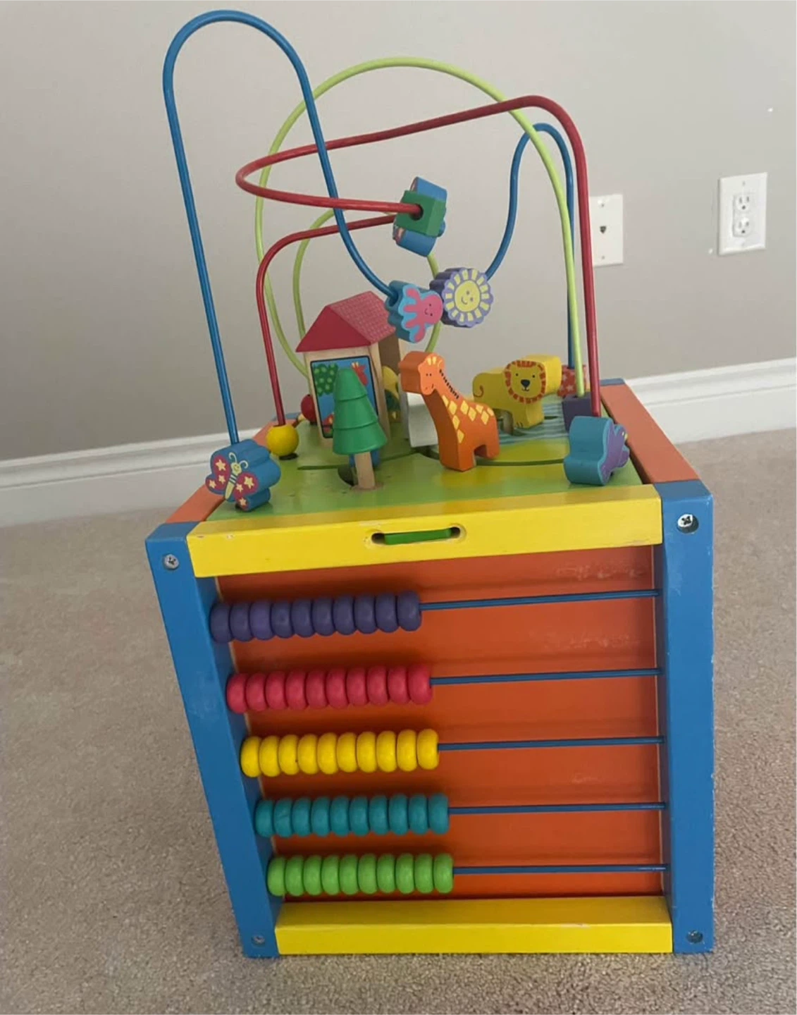 Wooden Activity Cube Toy - photo 2