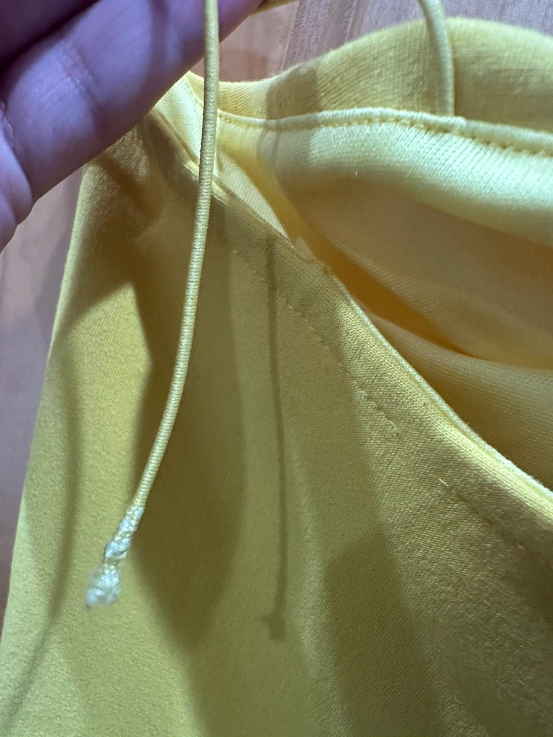 Yellow Strappy Midi Dress with Slit - photo 3