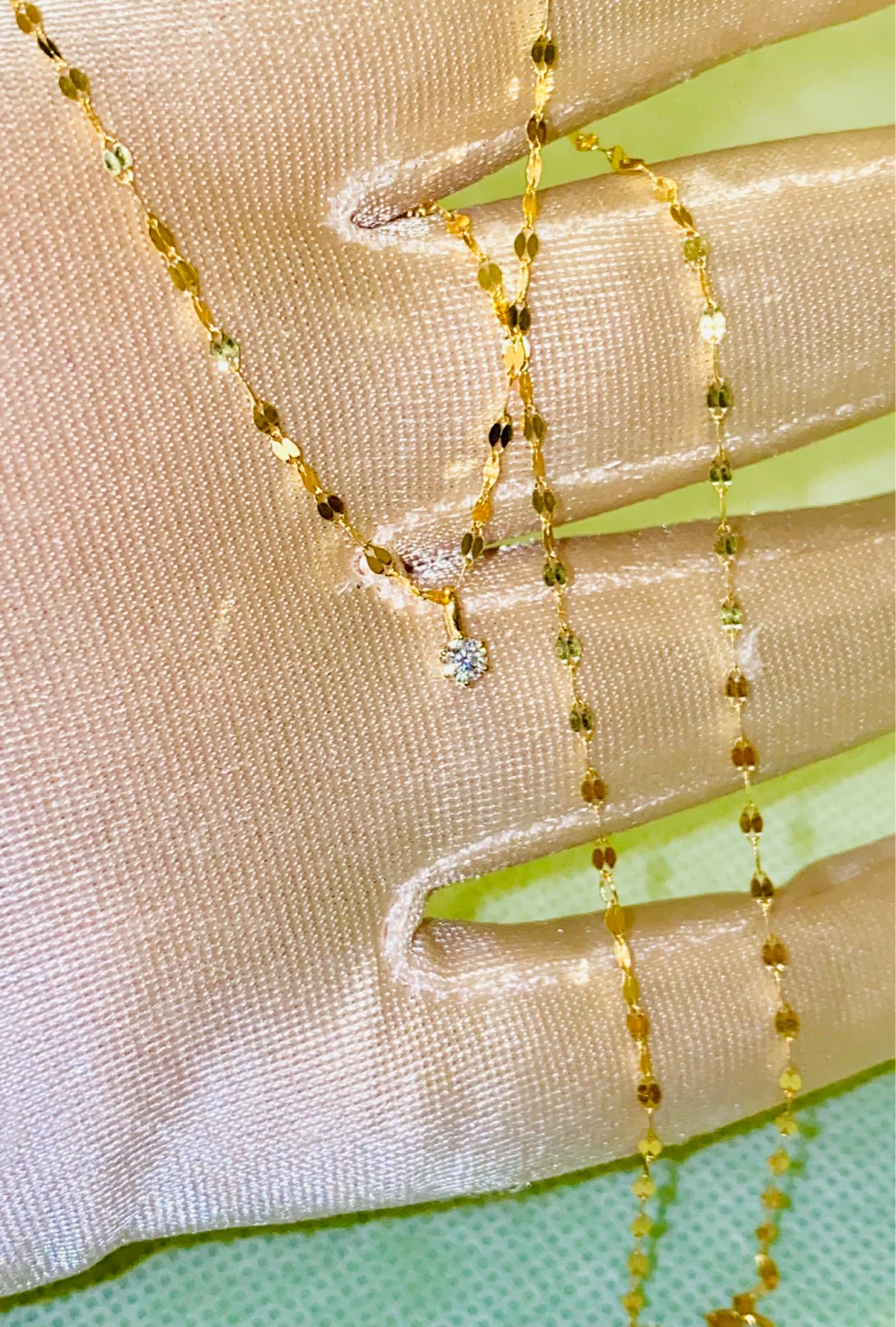 18 K Gold Diamond Solitaire Necklace - photo 2