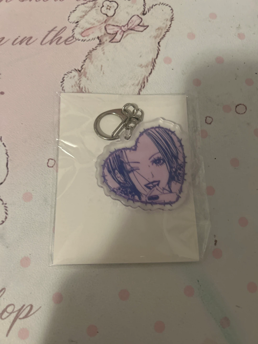 Heart Shaped Nana Anime Keychain