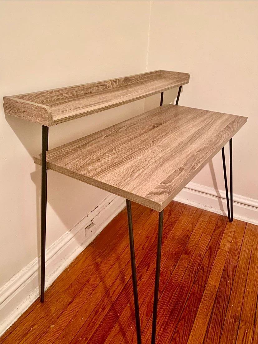 Desk with Shelf