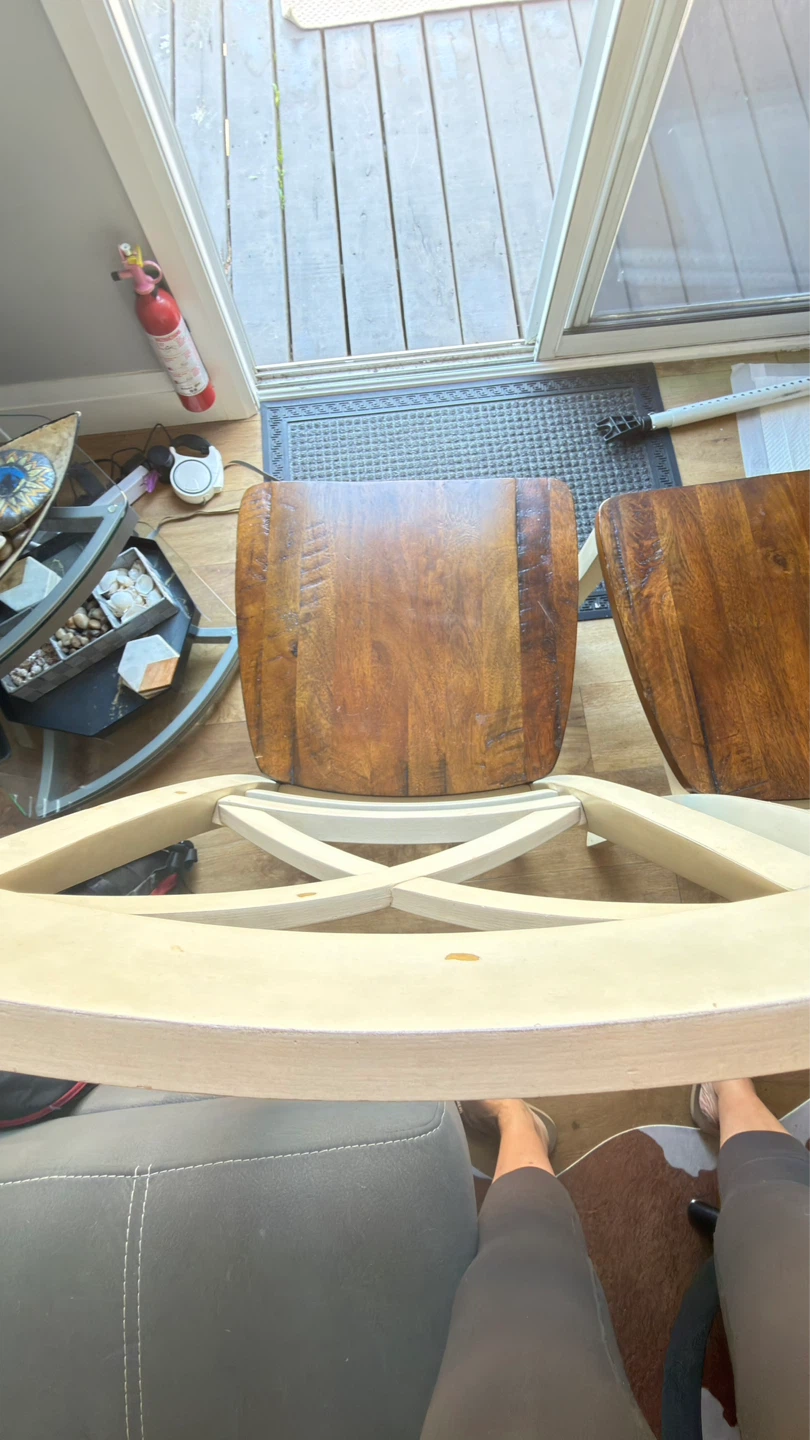 Four Wooden Dining Chairs - photo 3