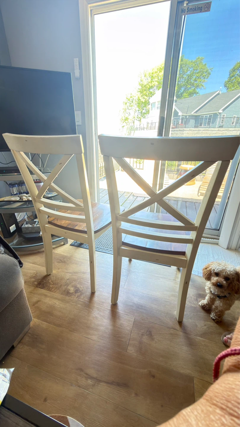 Four Wooden Dining Chairs - photo 2