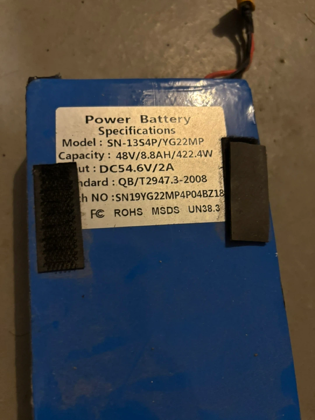 48V Power Battery Pack - photo 2
