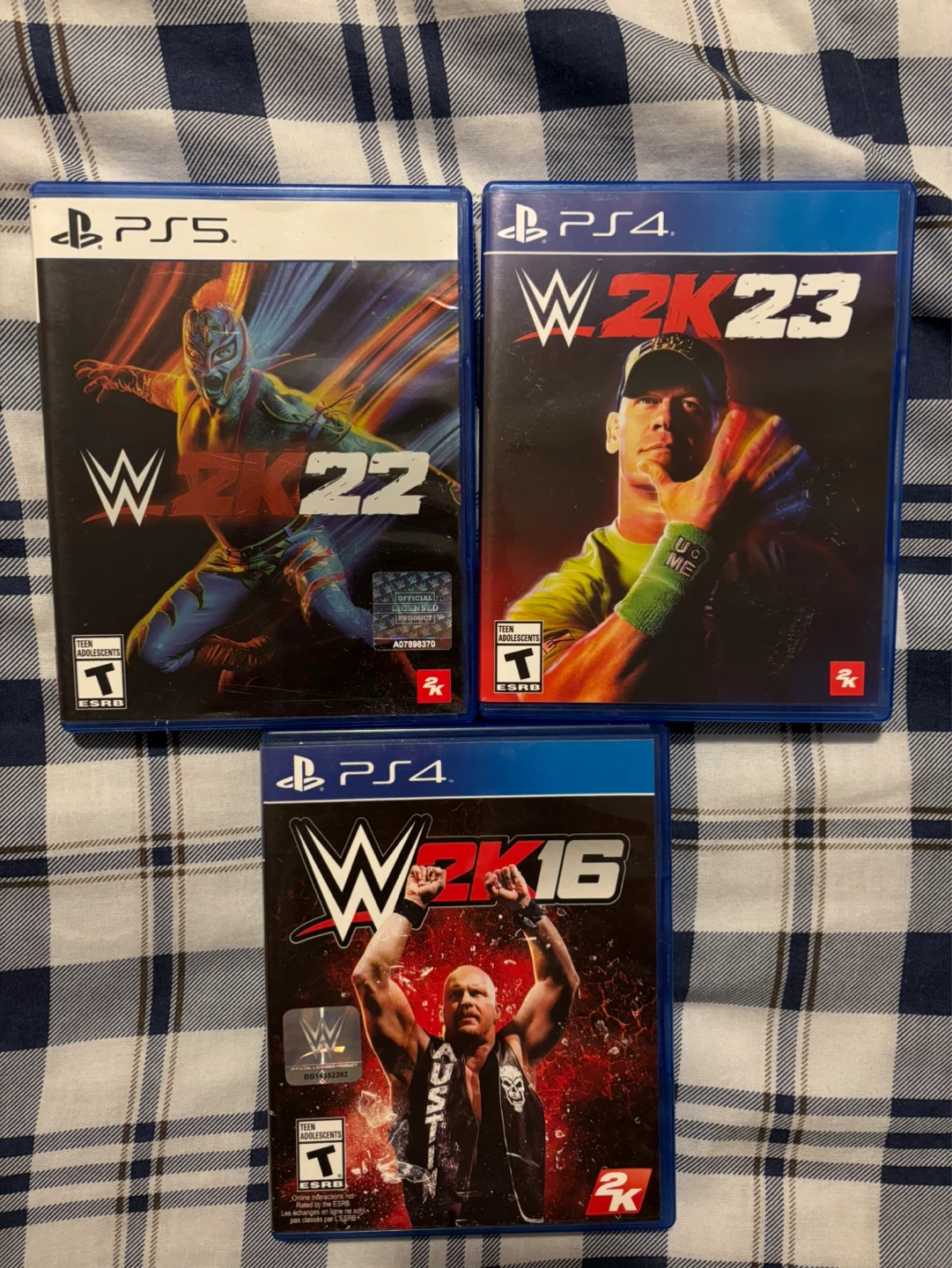 WWE 2K Video Games Bundle - PS5, PS4