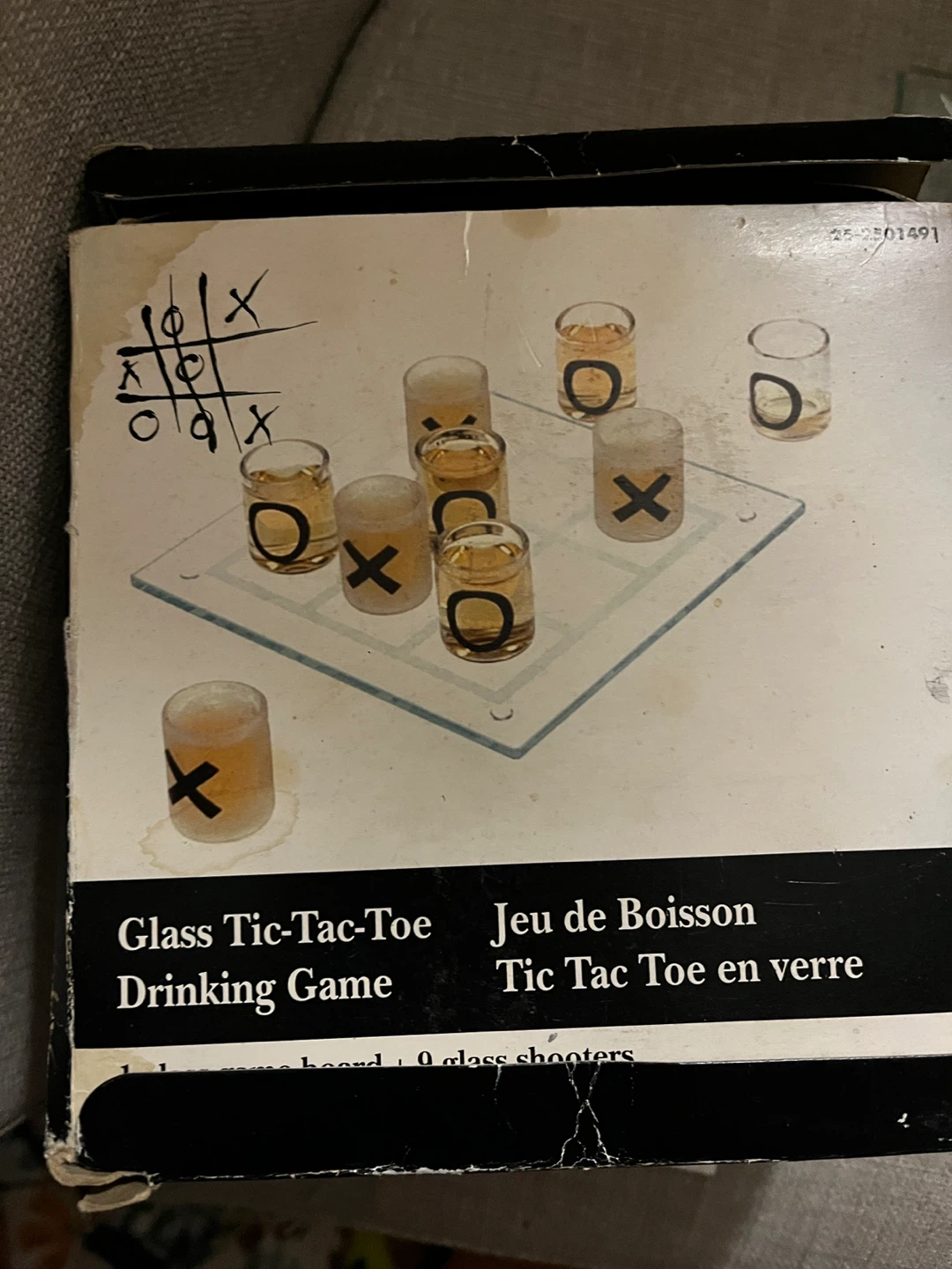 Glass Tic-Tac-Toe Drinking Game - photo 3