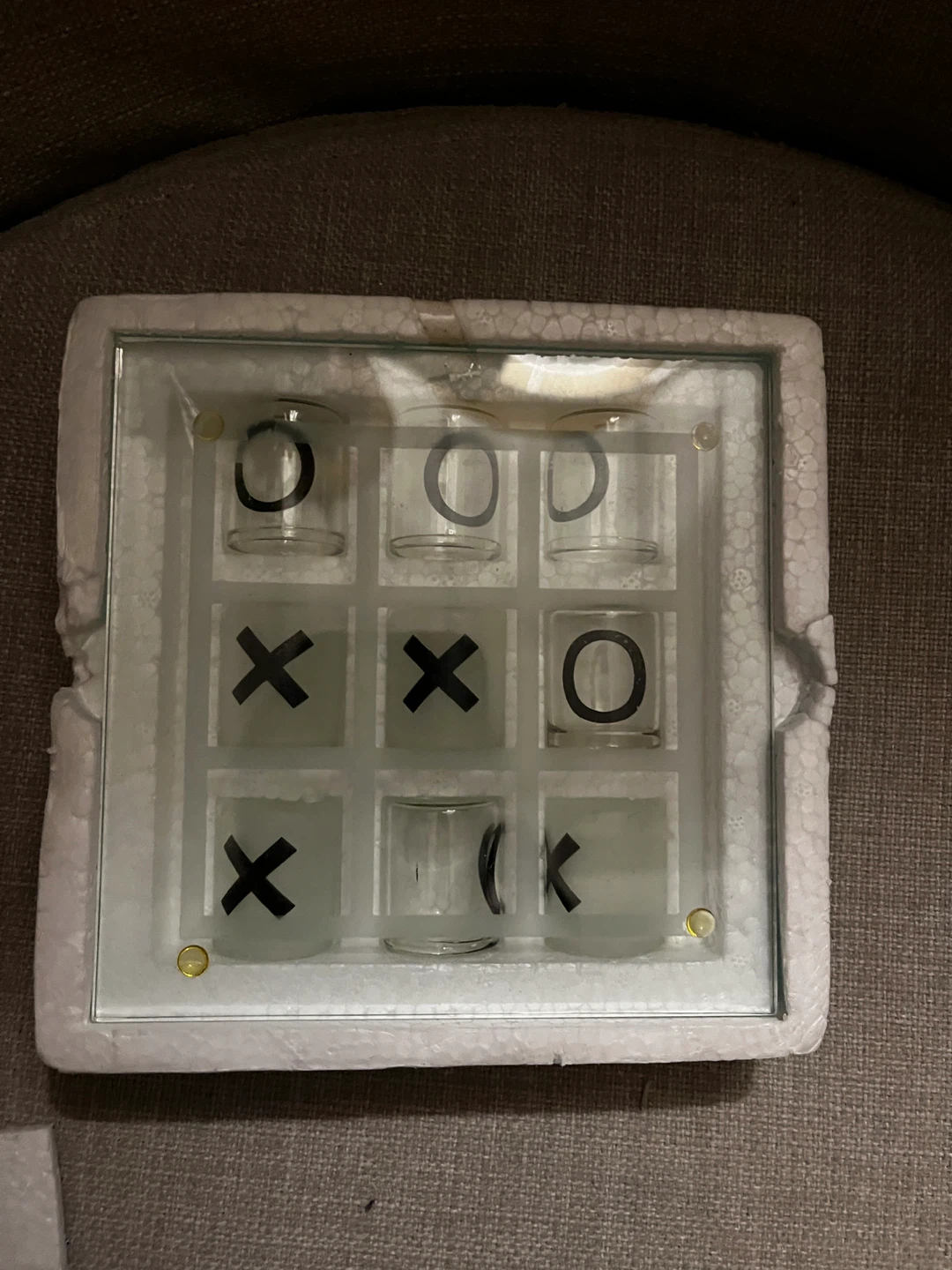 Glass Tic-Tac-Toe Drinking Game - photo 2