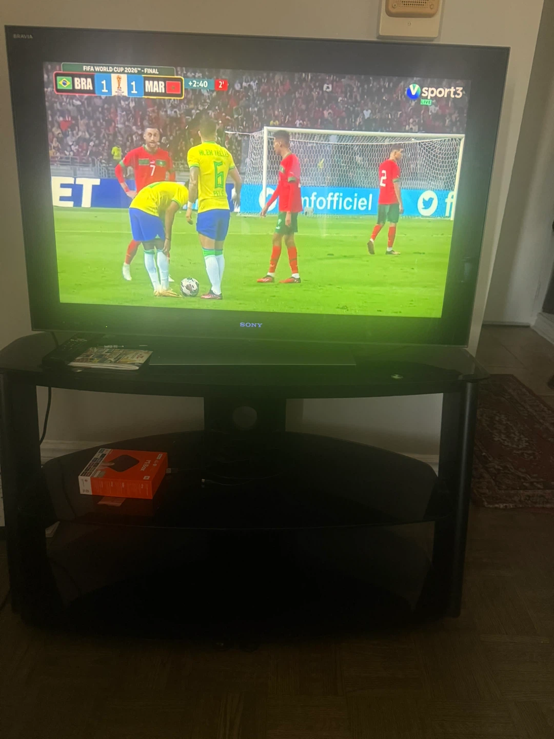 Sony 40” LCD TV with Remote & TV Stand – Great Condition