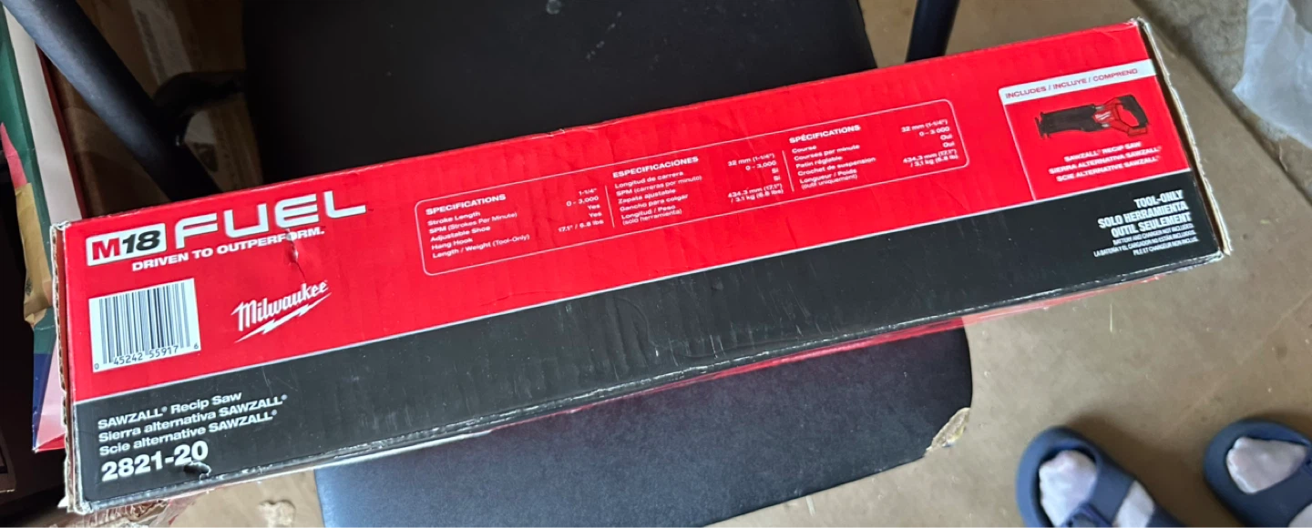 Milwaukee M18 FUEL SAWZALL Recip Saw 2821-20 - photo 2