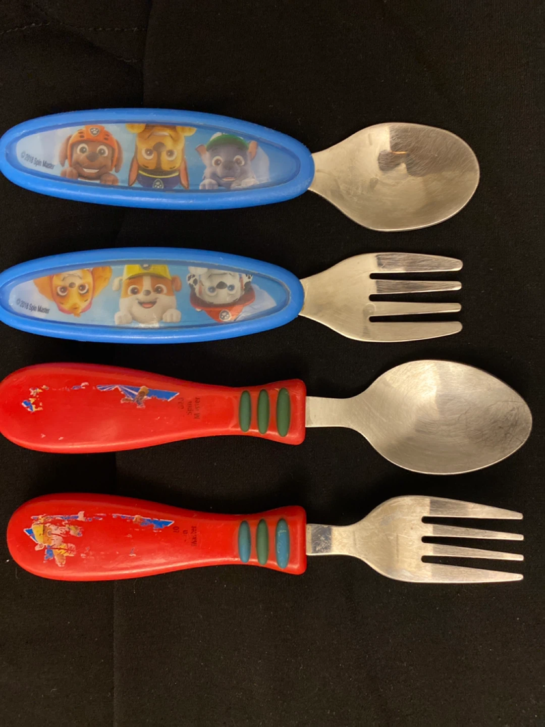 Paw Patrol Utensil Set - Fork and Spoon