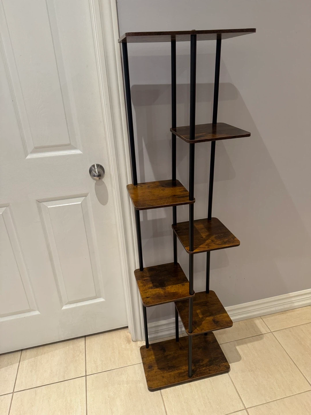 Tall Wood Plant Stand