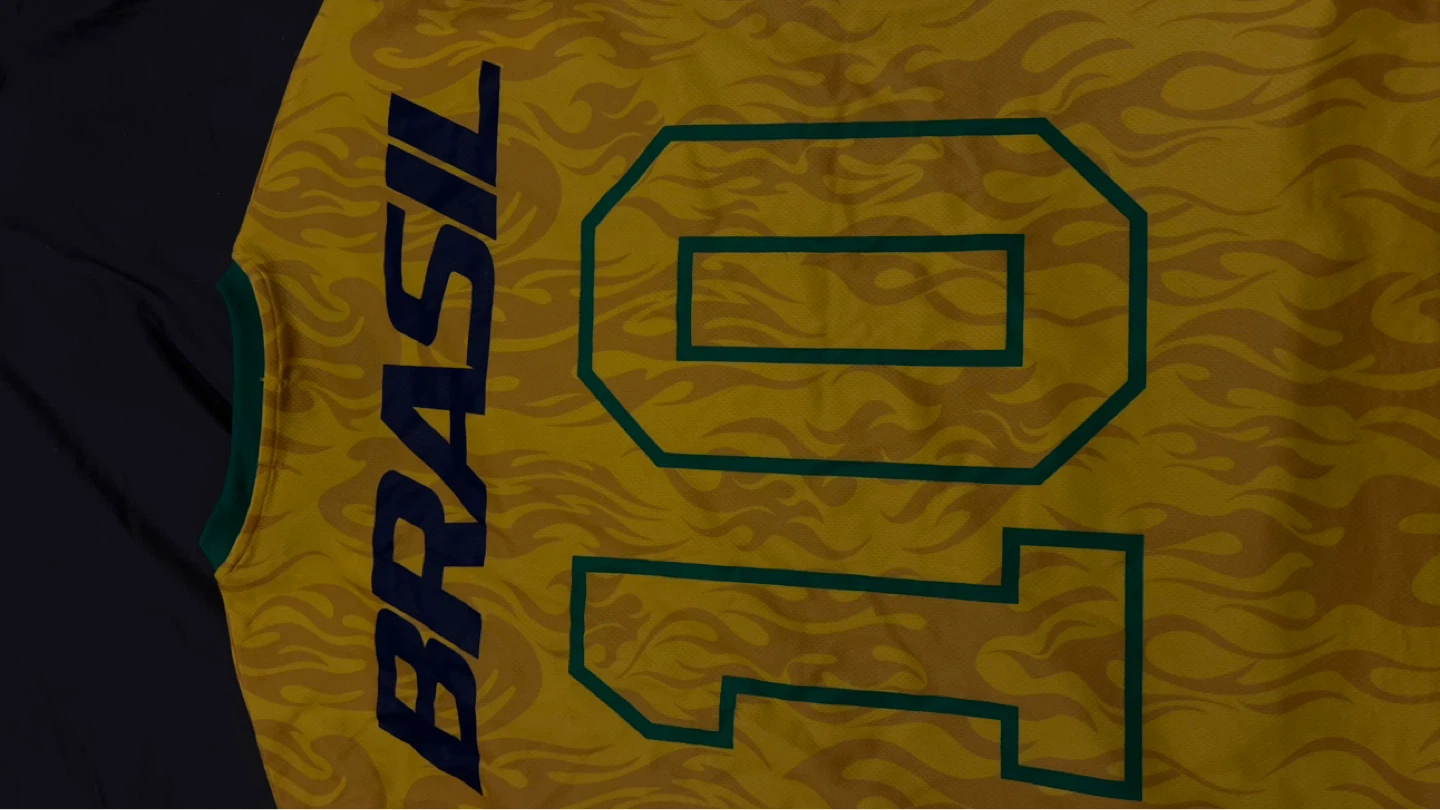 Brasil Retro Soccer Jersey - photo 3