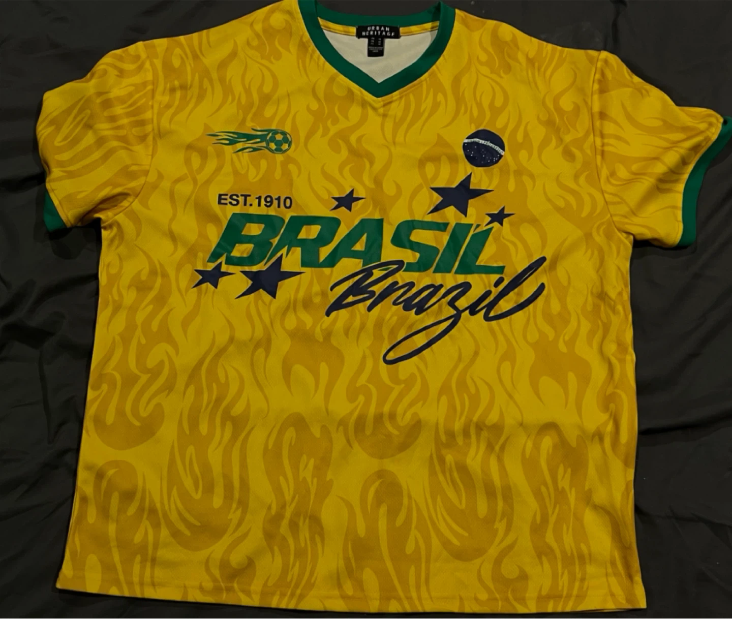 Brasil Retro Soccer Jersey