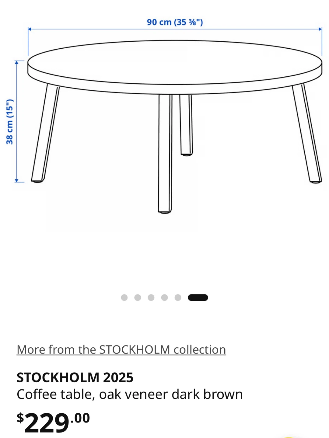 IKEA STOCKHOLM 2025 Coffee Table - photo 5