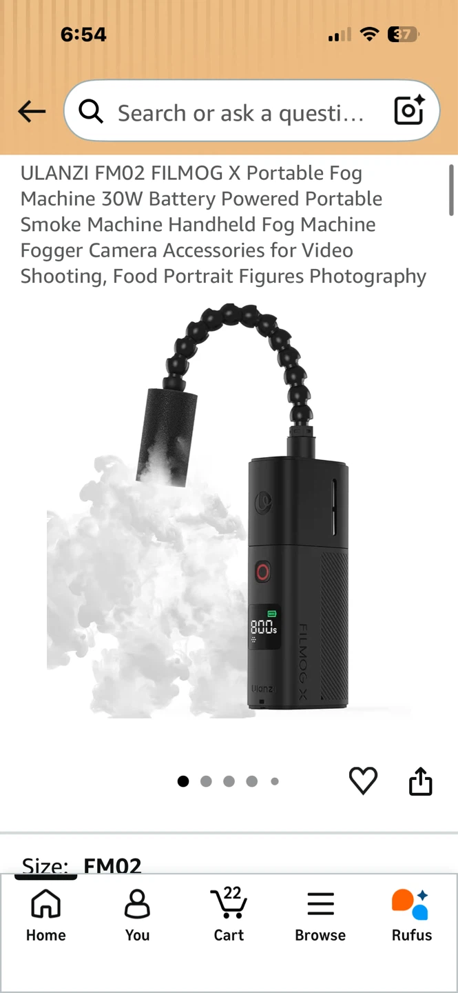 ULANZI FM02 FILMG X Portable Fog Machine - photo 2