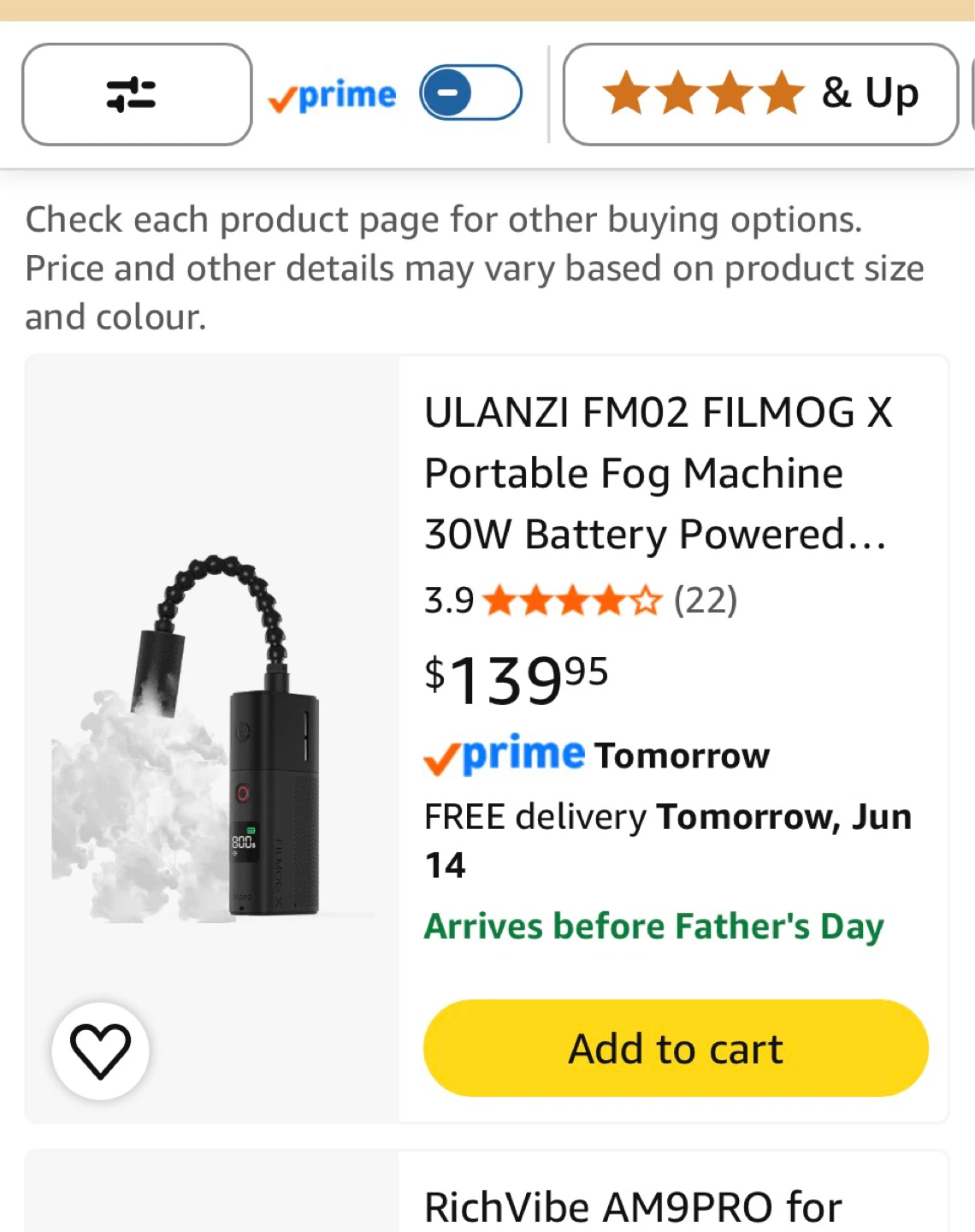 ULANZI FM02 FILMG X Portable Fog Machine