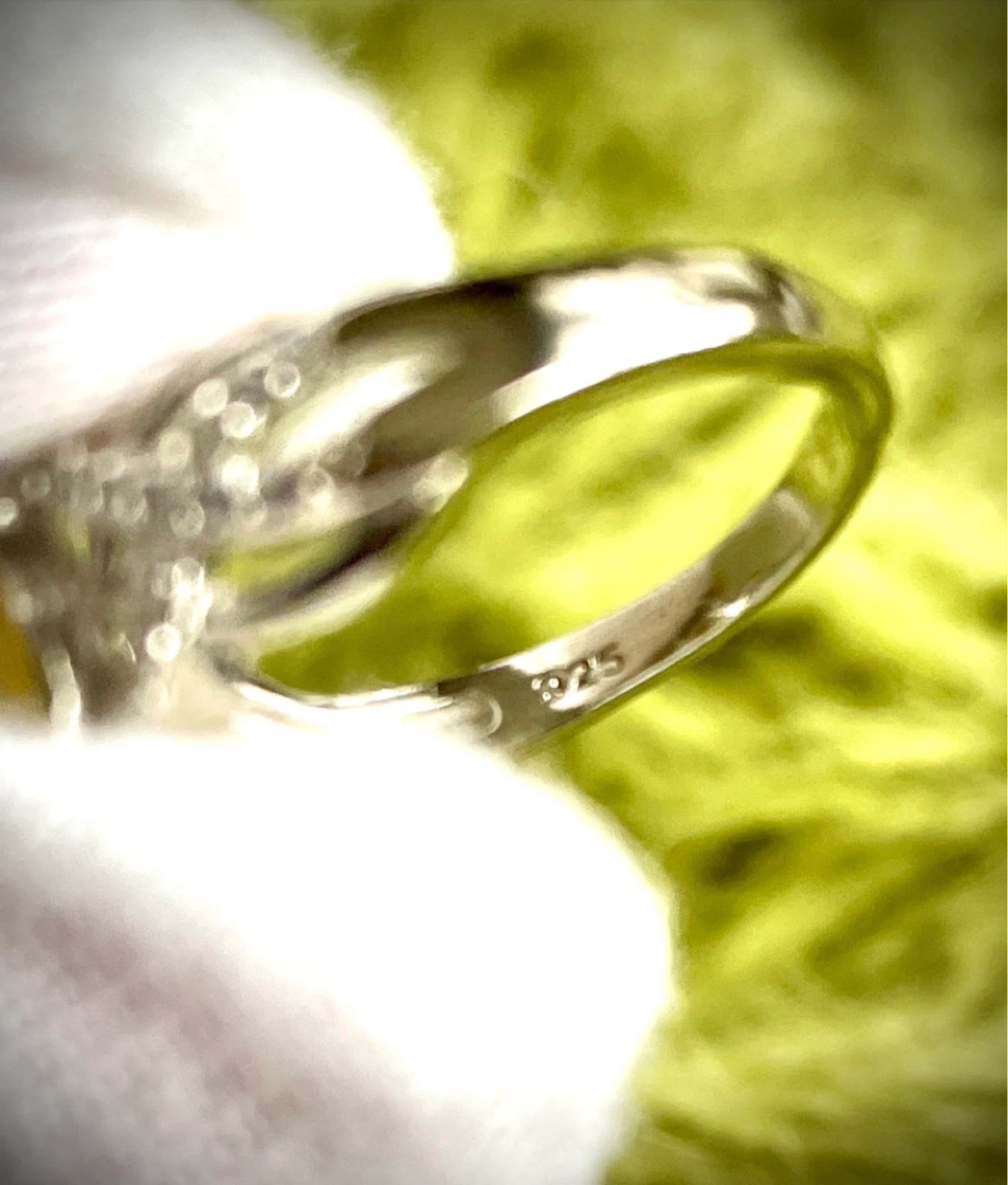 Yellow Sapphire Ring in 14 kt Gold Plated Sterling Silver - photo 4