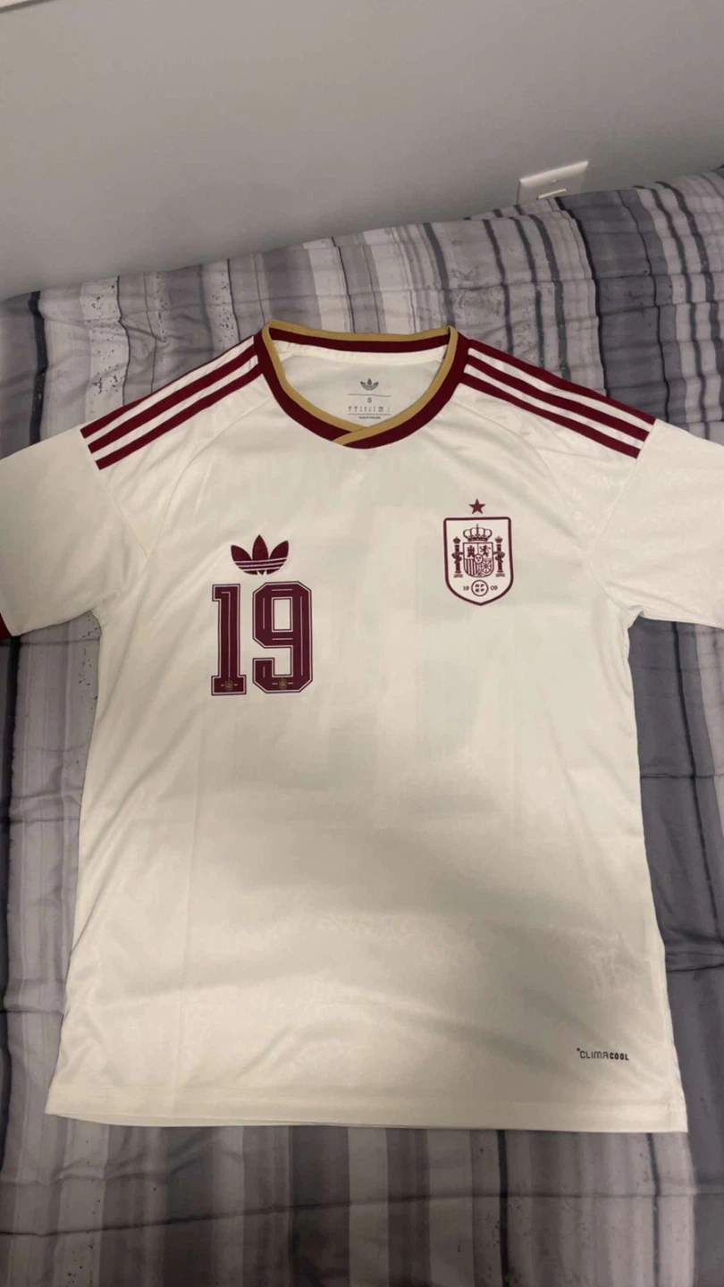 Adidas Spain National Team Football Jersey Lamine Yamal #19