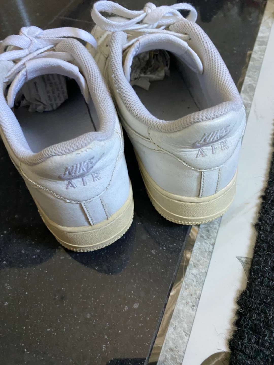 White Nike Air Force 1 Sneakers - photo 2