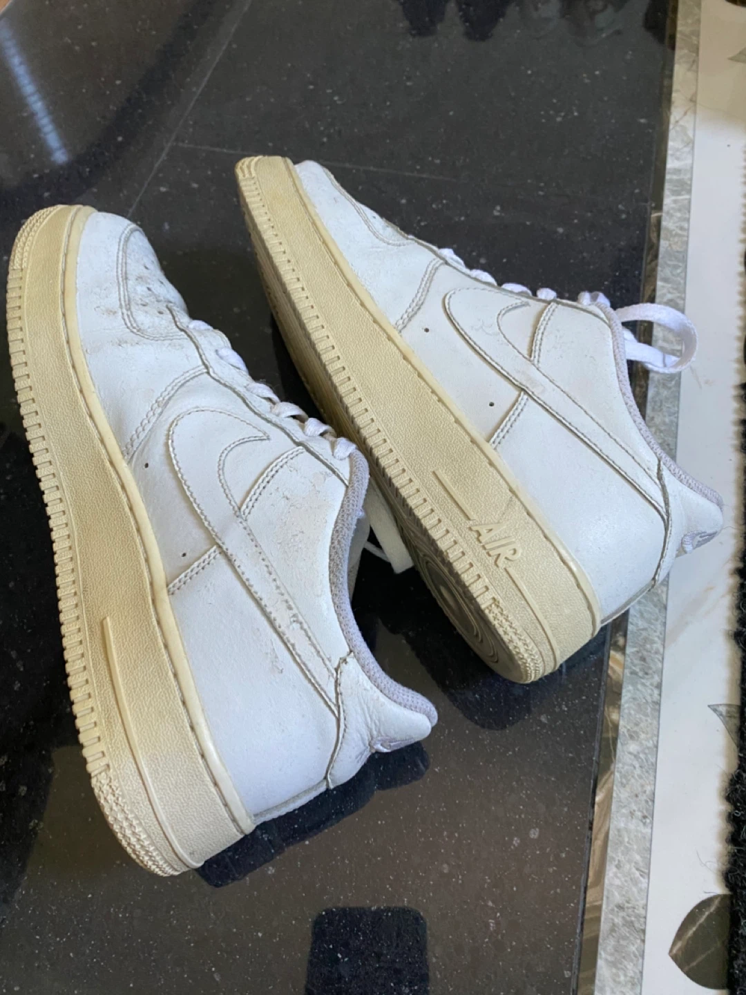 White Nike Air Force 1 Sneakers - photo 3