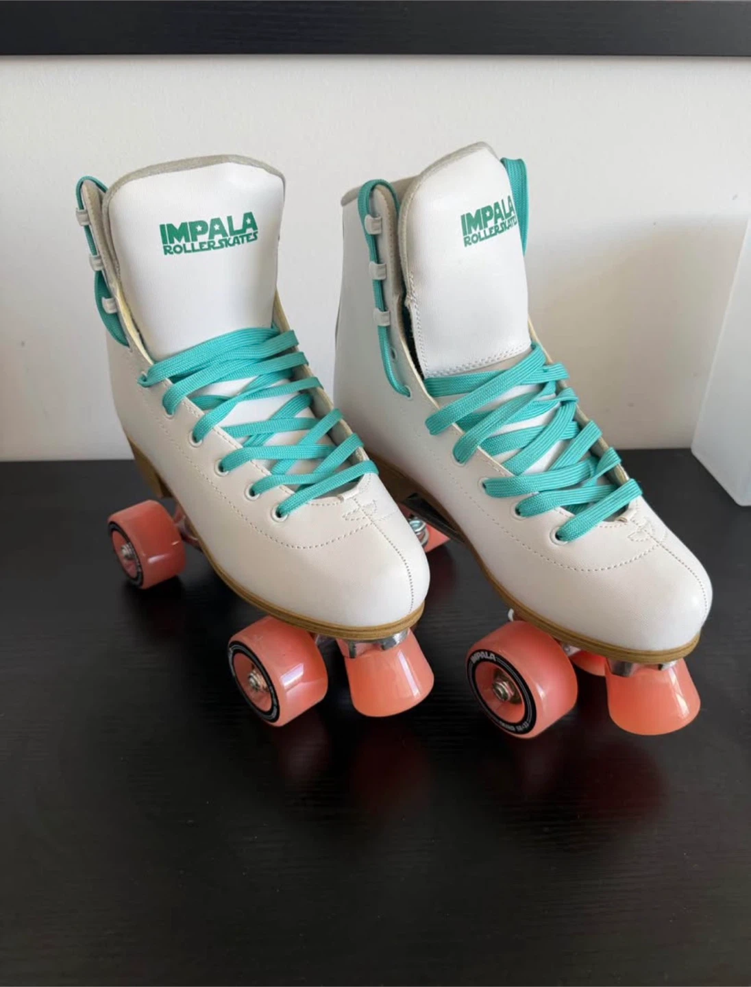 White Impala roller skates women’s size 9