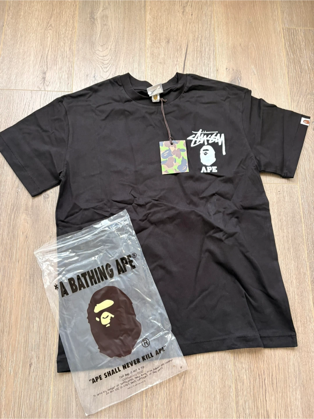 A Bathing Ape x Stussy T-Shirt