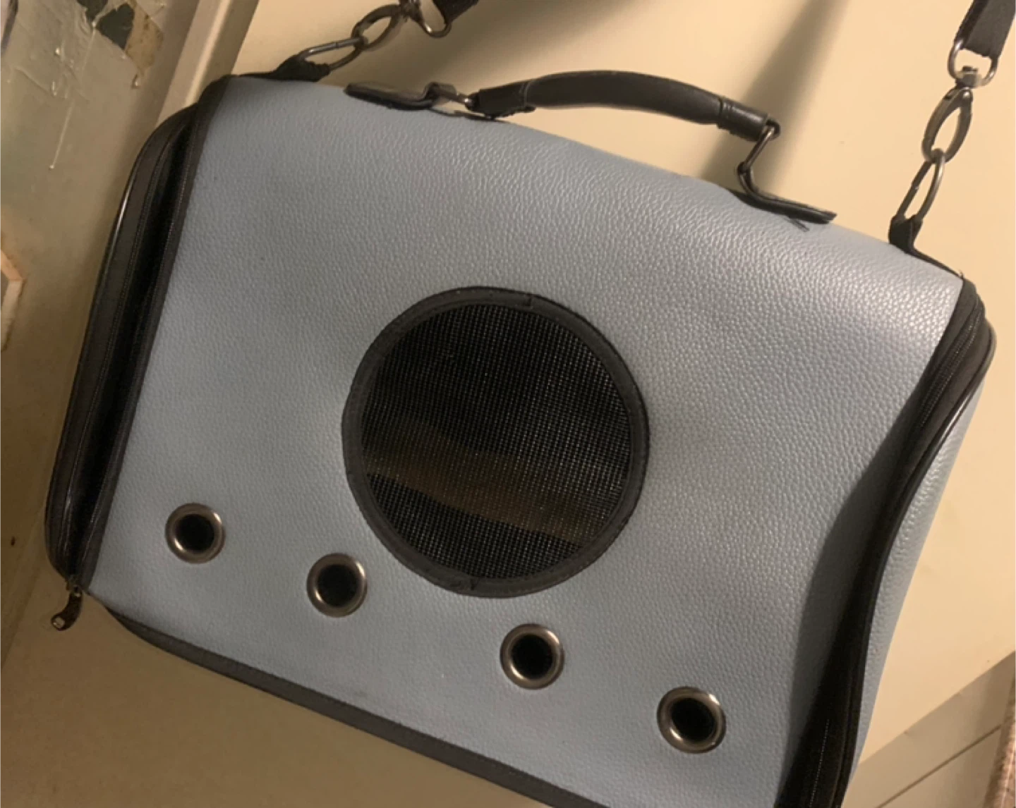 Covered pet carrier with Handle + large pet carrier bag - photo 2