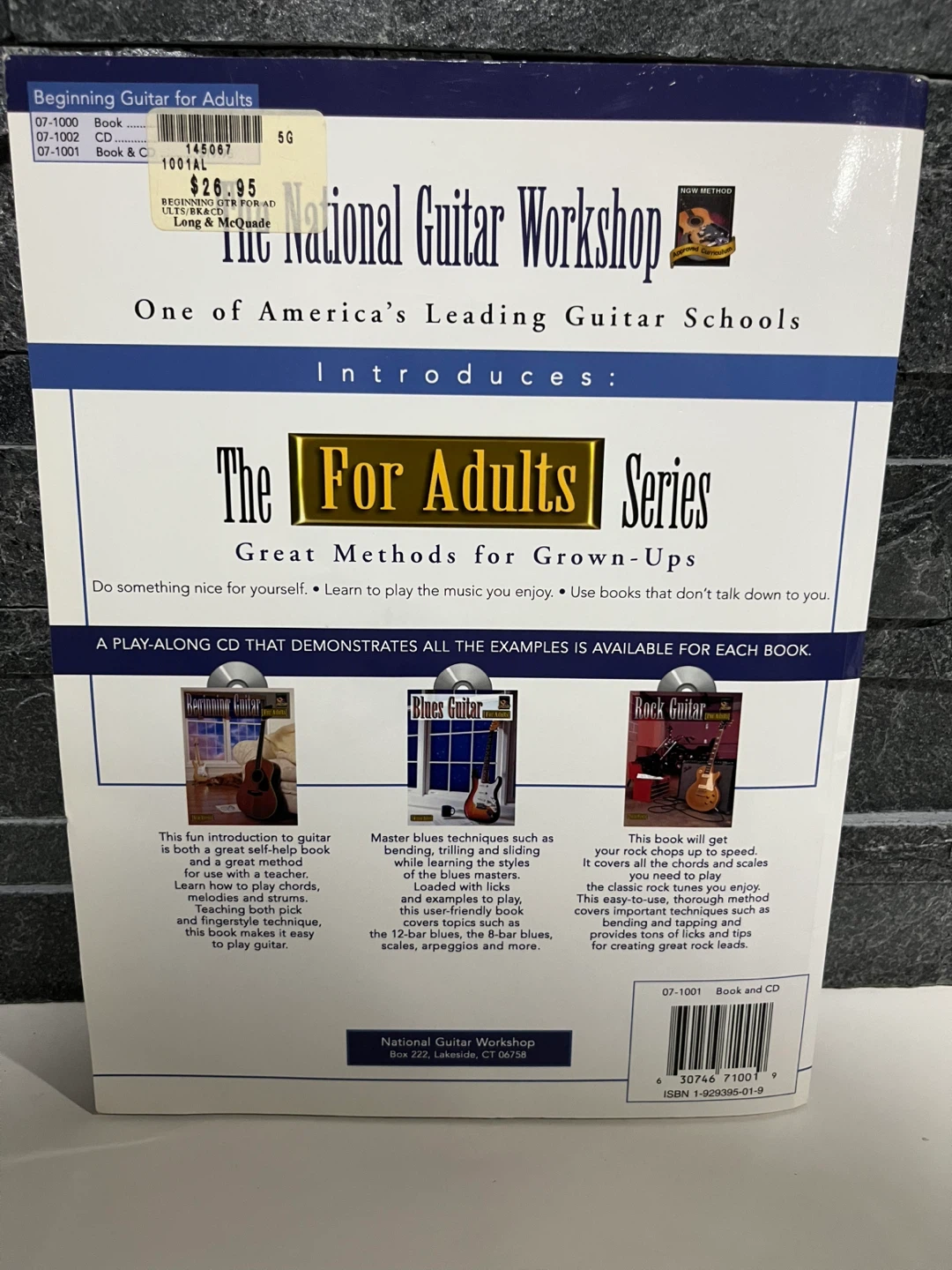 National Guitar Workshop Beginning Guitar For Adults Book & CD - photo 2