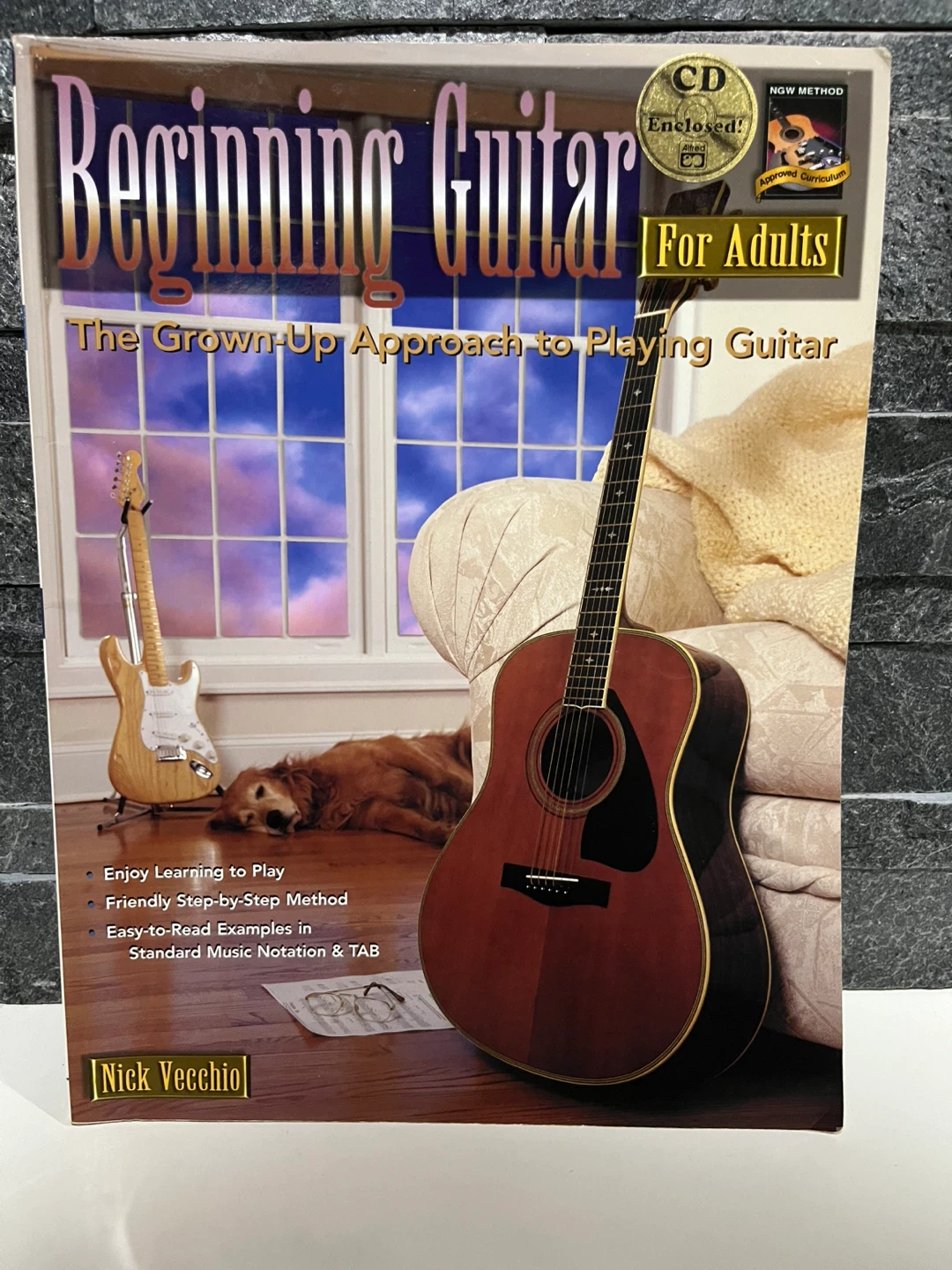 National Guitar Workshop Beginning Guitar For Adults Book & CD
