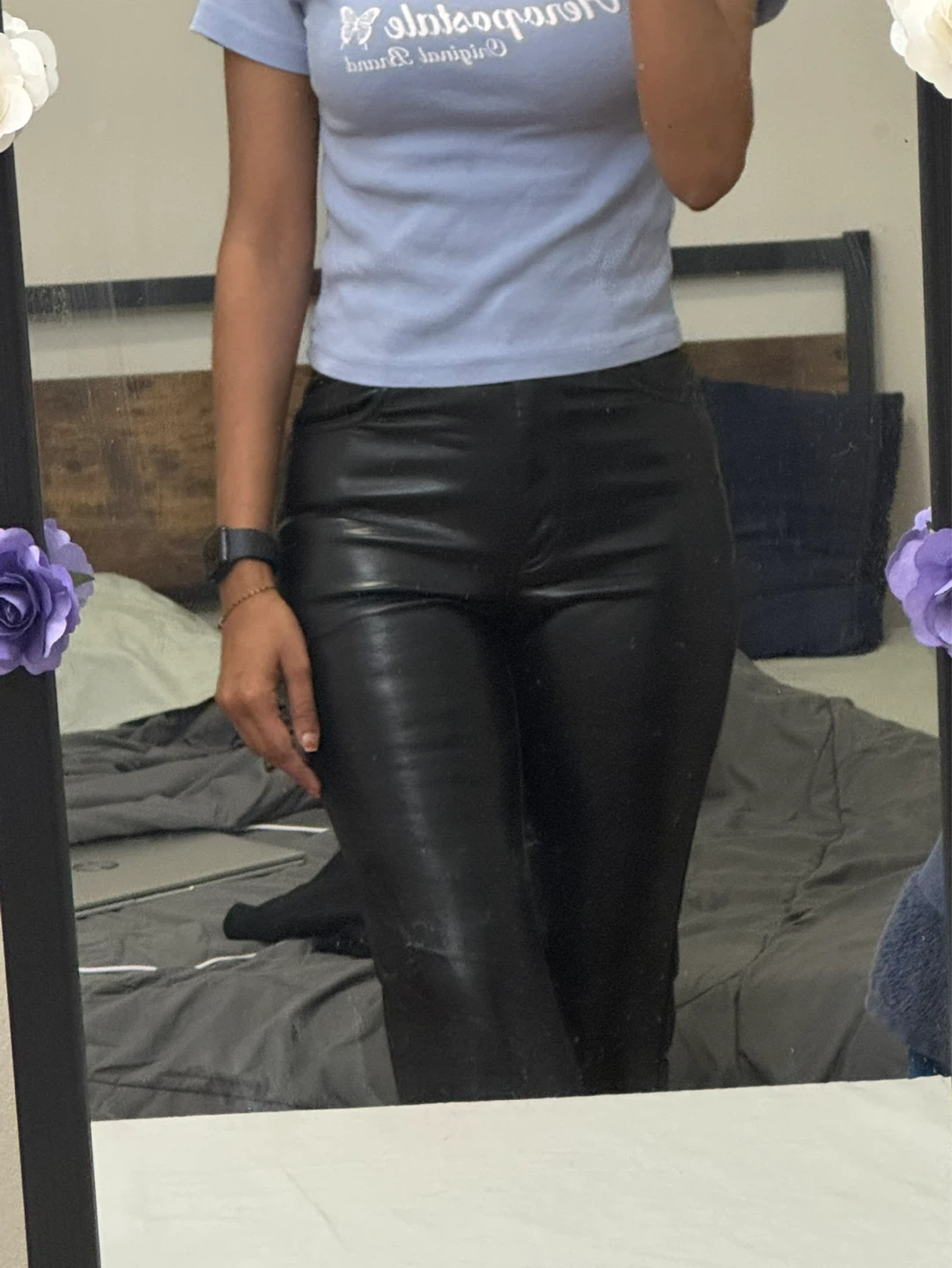 Faux Leather Pants
