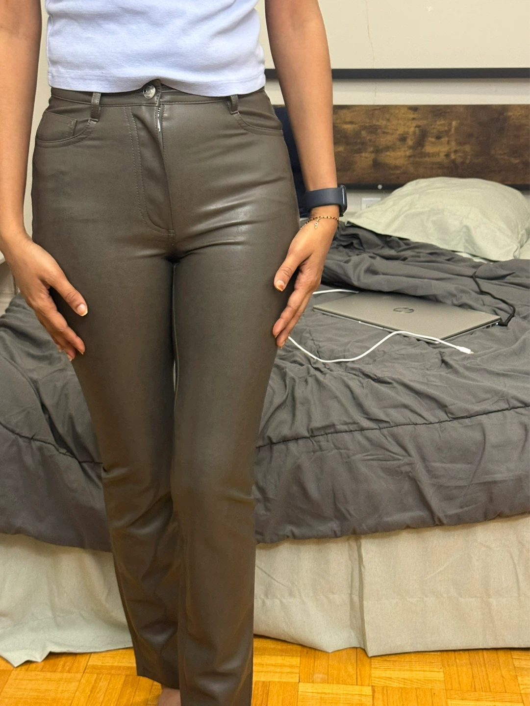 Faux Leather Pants - photo 3