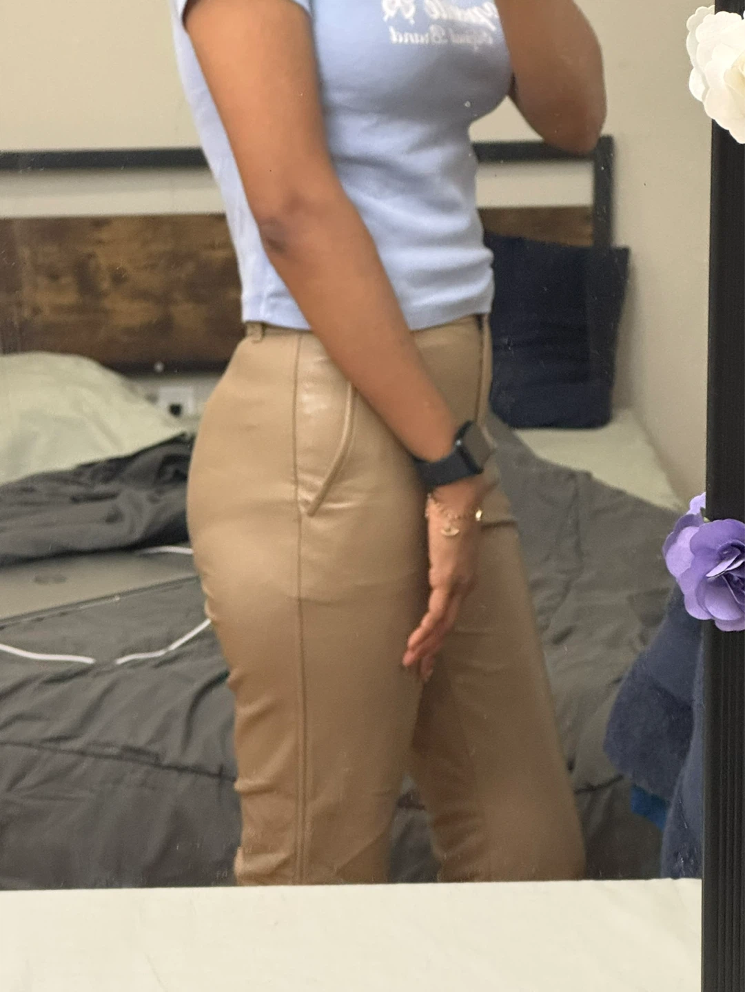 Faux Leather Pants - photo 4