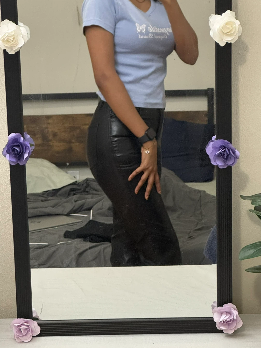 Faux Leather Pants - photo 2