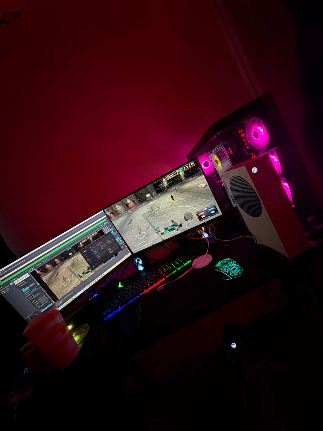 2 gaming monitors