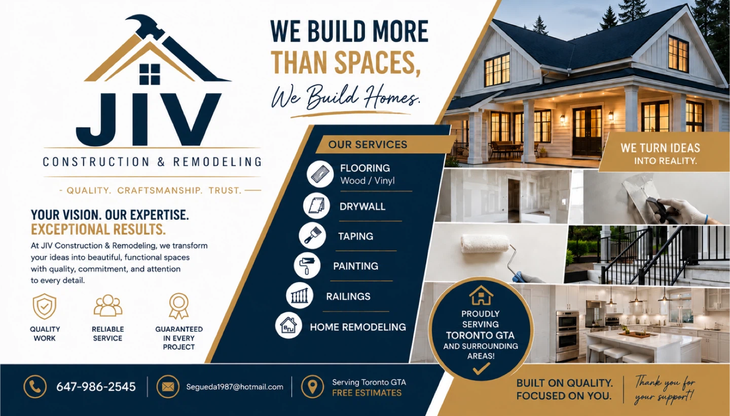 JIV Construction & Remodeling Services