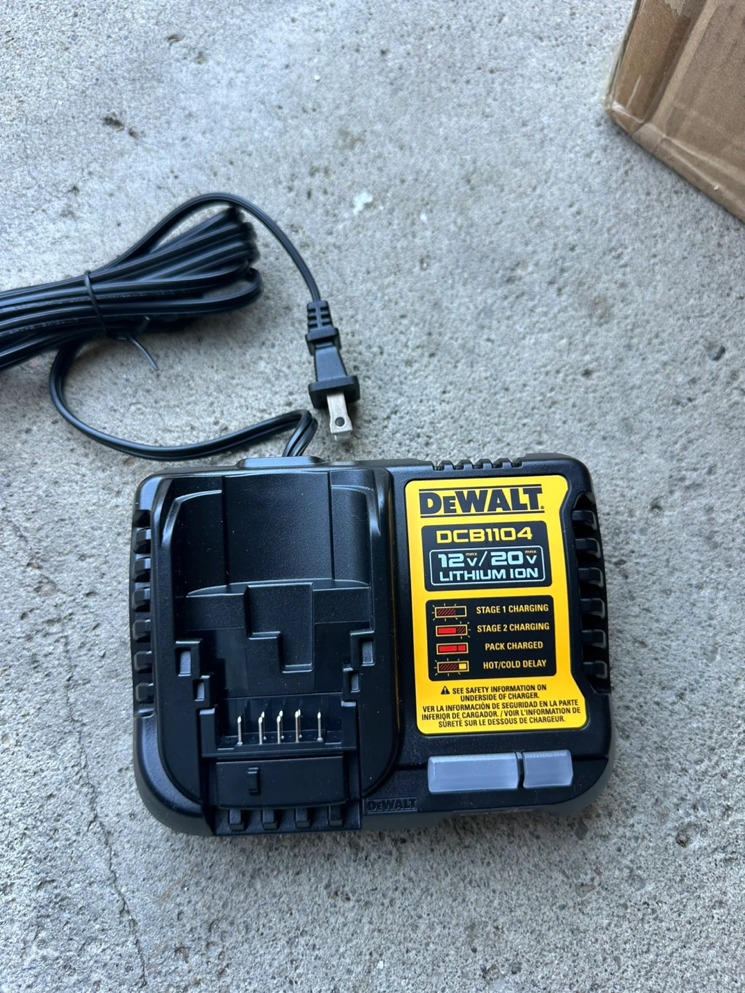 DEWALT DCB1104 12V/20V MAX Lithium Ion Battery Charger