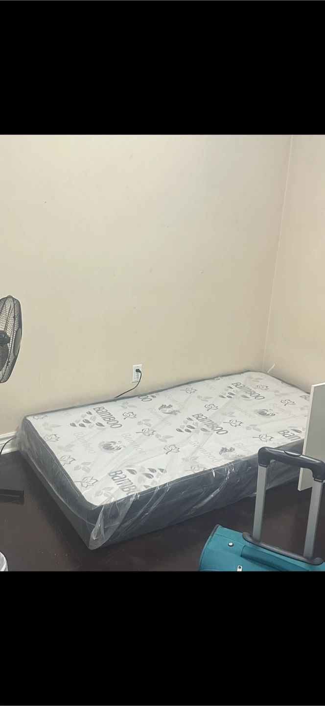Mattress and Bed frame twin size - photo 2