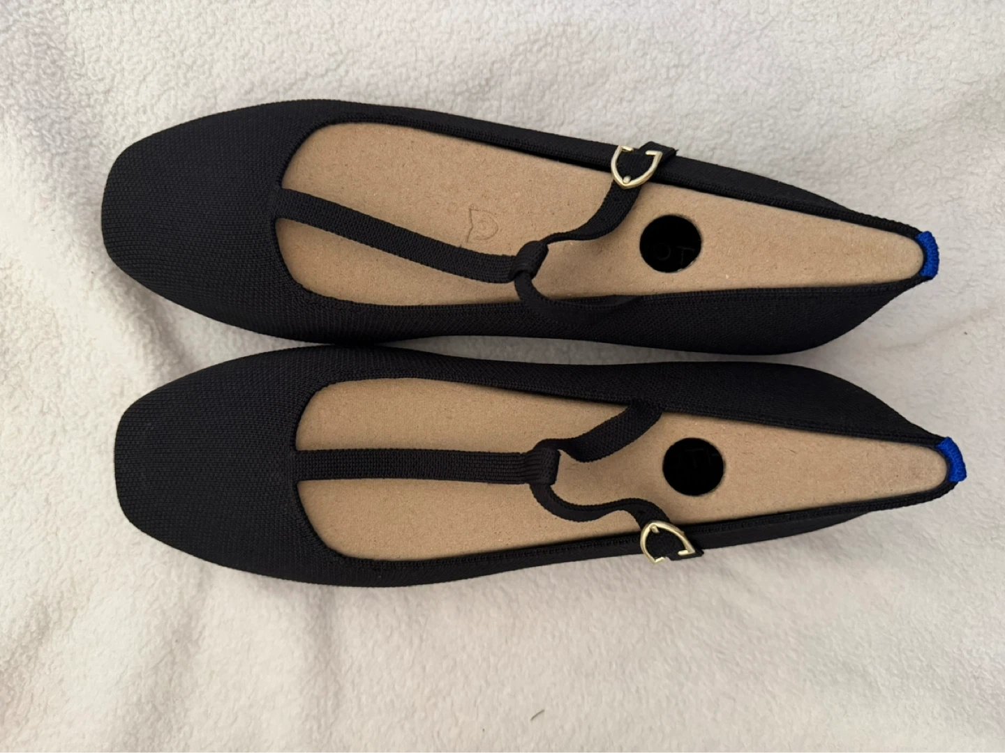 Rothy's The T-Strap Mary Jane Black Flats US 10.5 - photo 2