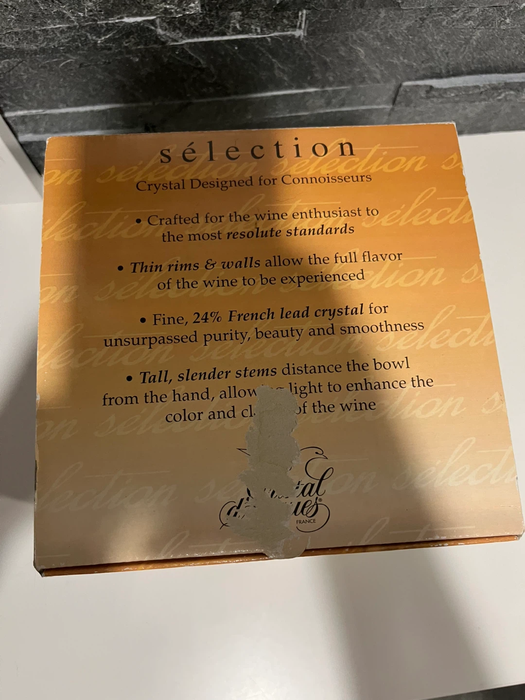 Sélection 24% French Lead Crystal Wine Glasses - photo 2