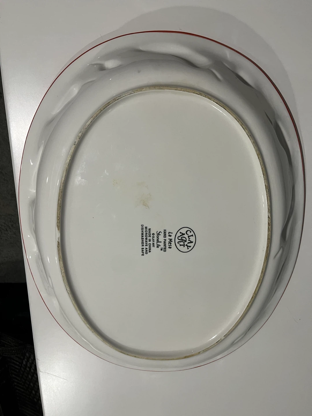 La Menta Hand Painted Serving Platter - photo 3
