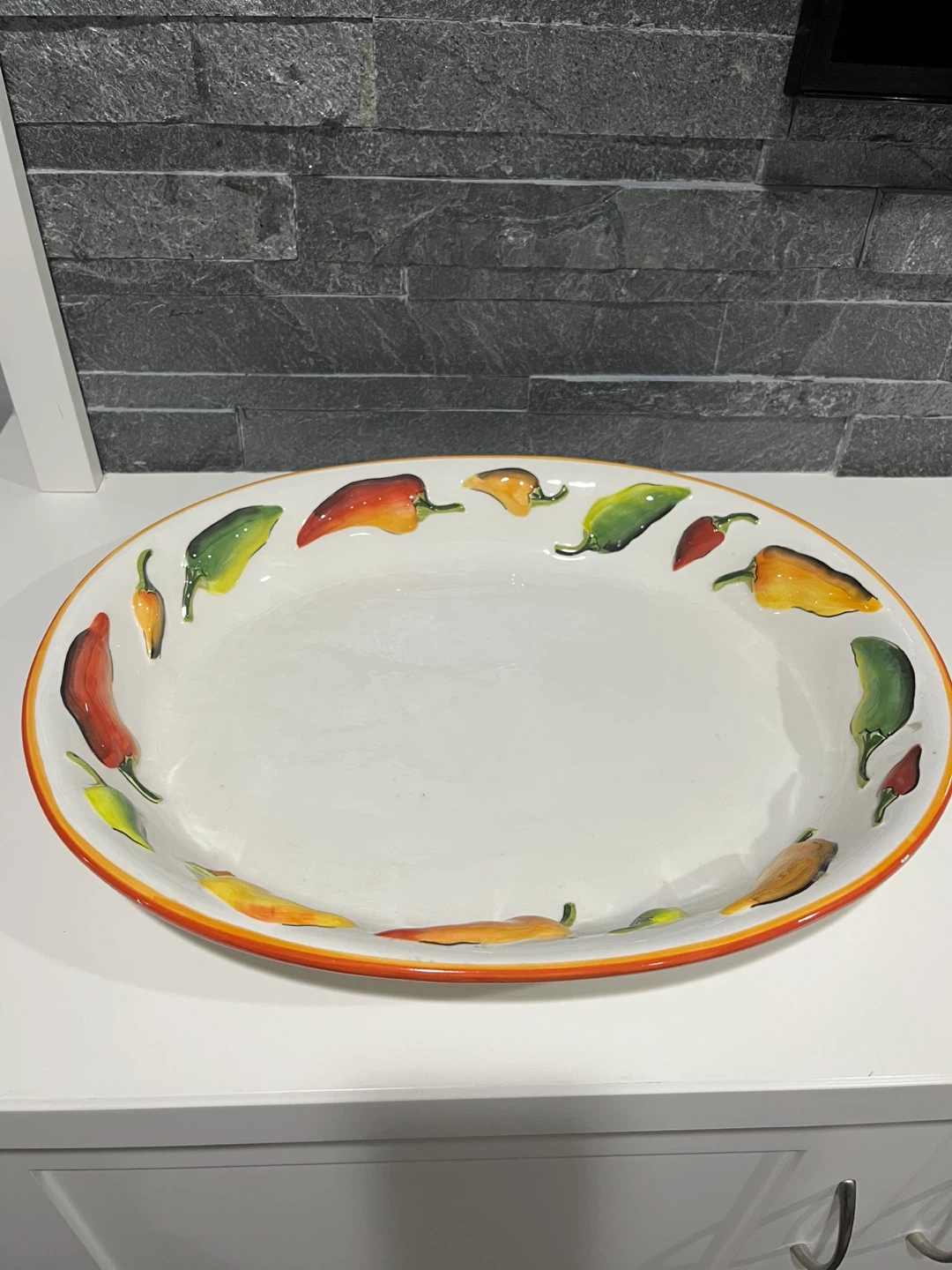 La Menta Hand Painted Serving Platter